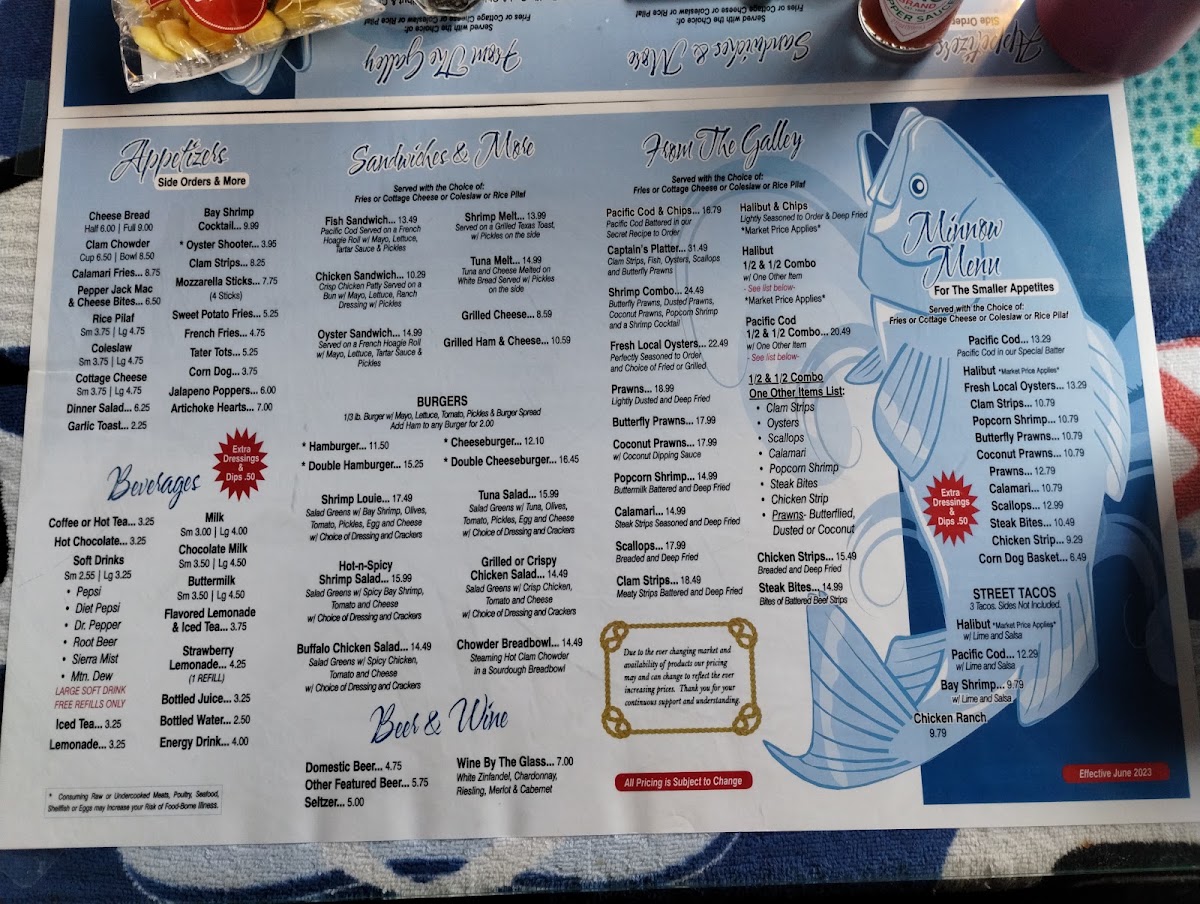 The Boat Fish & Chips Menu 7
