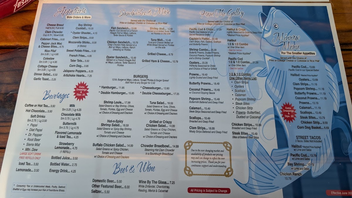 The Boat Fish & Chips Menu 8
