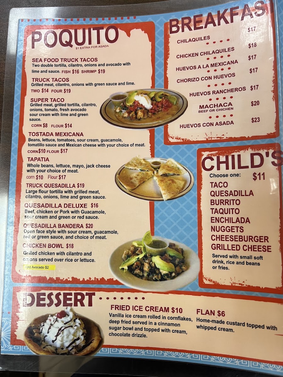 La Huerta Vieja Menu 3