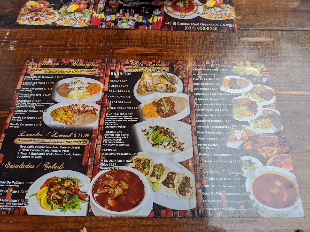 El Rinconcito Restaurante y Cafe Menu 10
