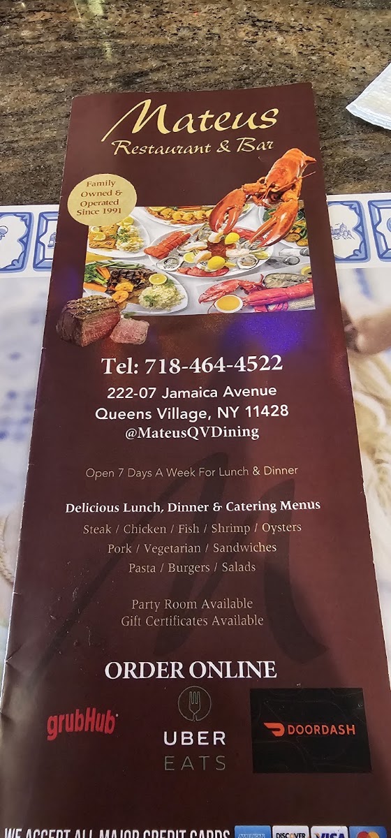 Mateus' Restaurant & Bar Menu 10
