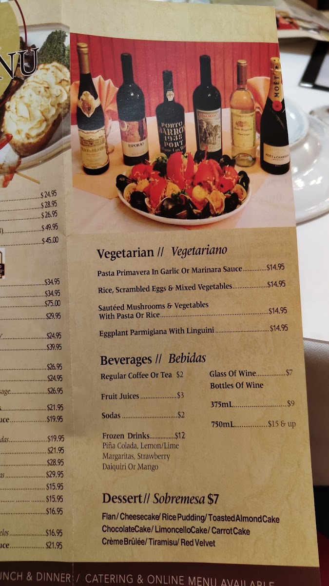 Mateus' Restaurant & Bar Menu 3