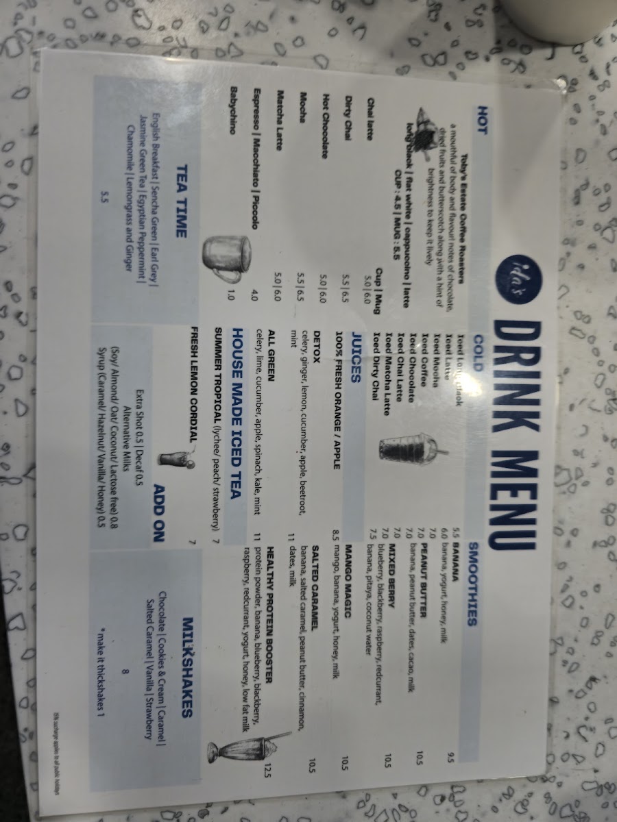Ida's Kitchen Menu 7