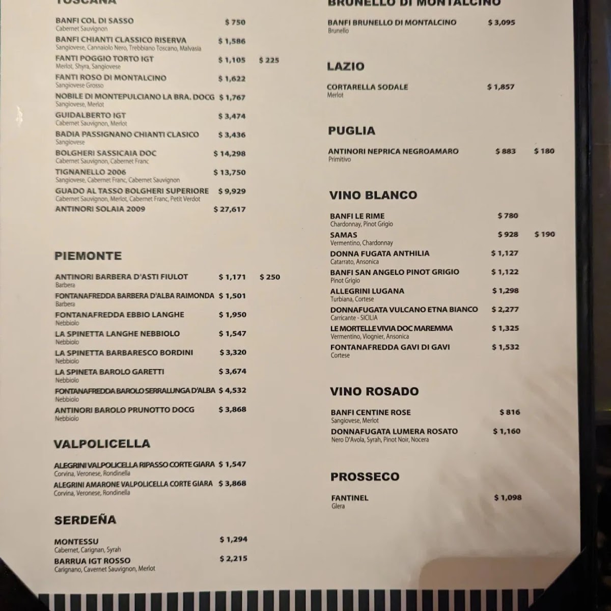 Isabela MX Menu 5