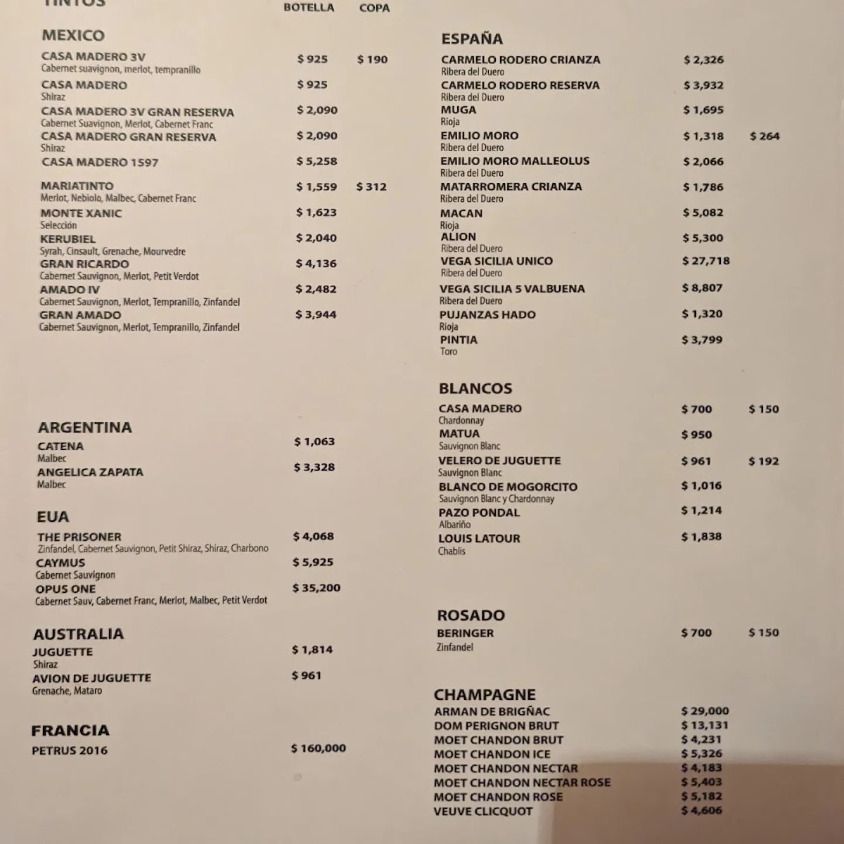 Isabela MX Menu 6