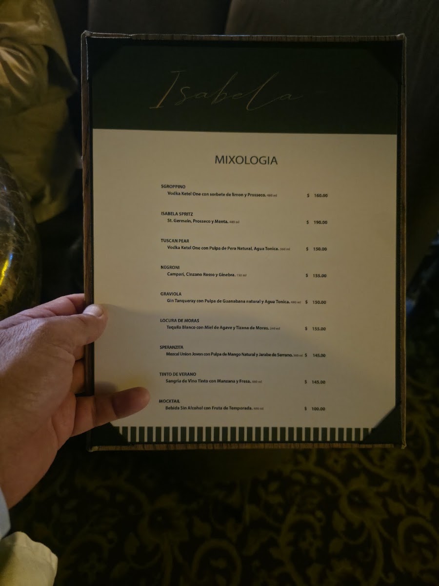 Isabela MX Menu 7