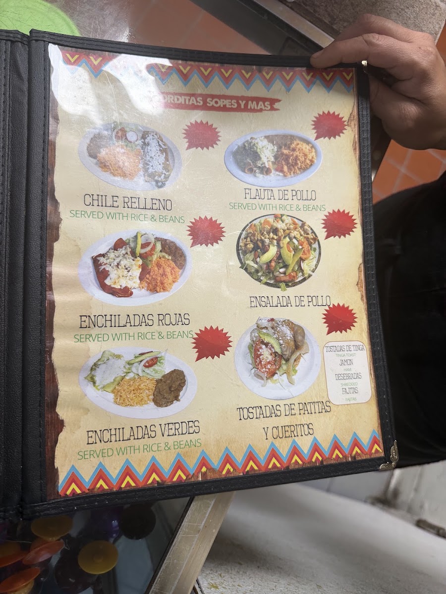 El Rinconcito Mexican Restaurant Menu 3