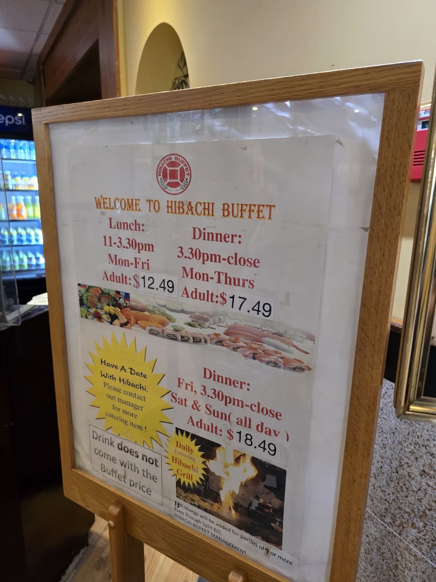 Hibachi Buffet & Grill Menu 6