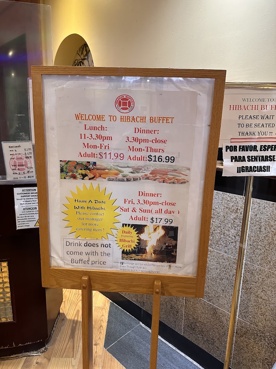 Hibachi Buffet & Grill Menu 8