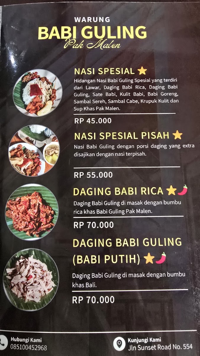 Warung Babi Guling Pak Malen Menu 4