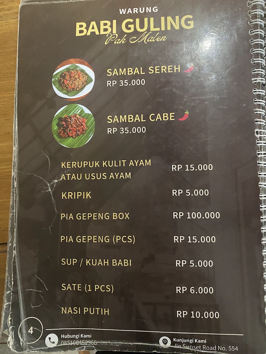 Warung Babi Guling Pak Malen Menu 7