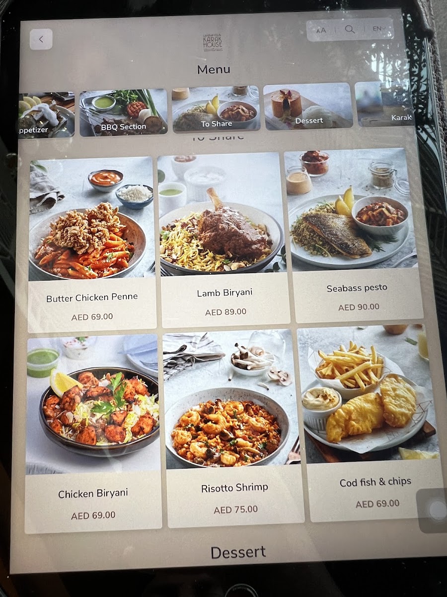 Karak House Restaurant Menu 1