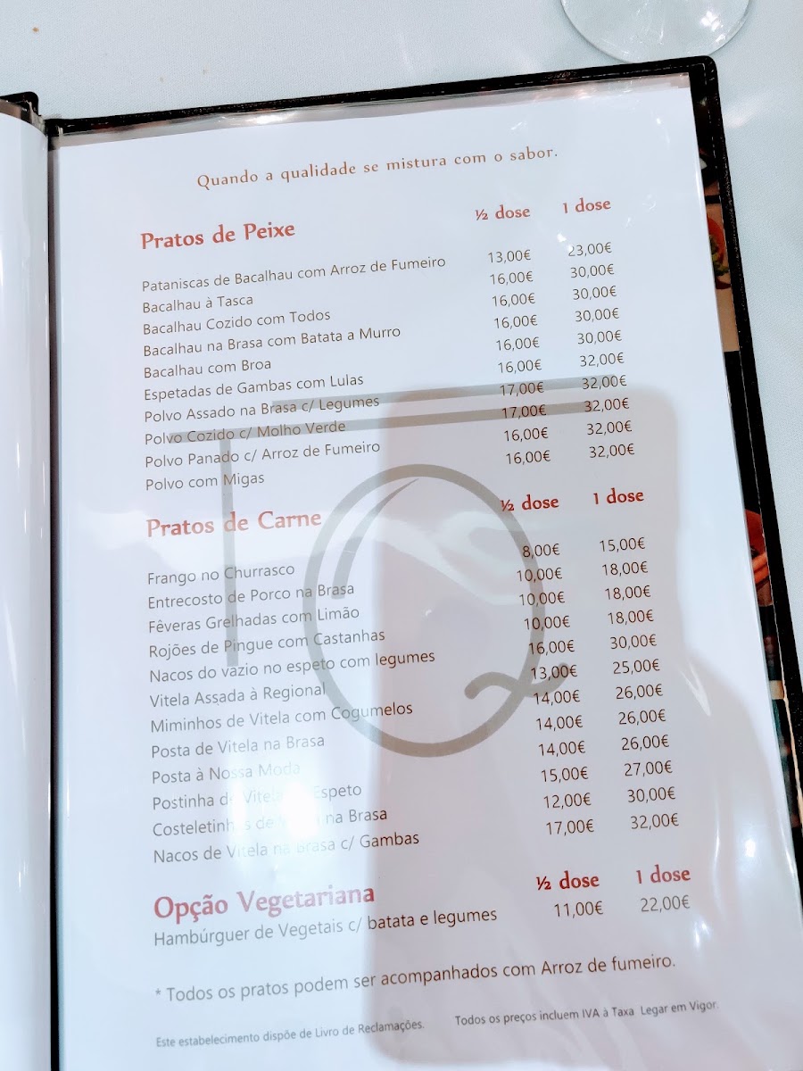 Tasquinha da Quinta Menu 10