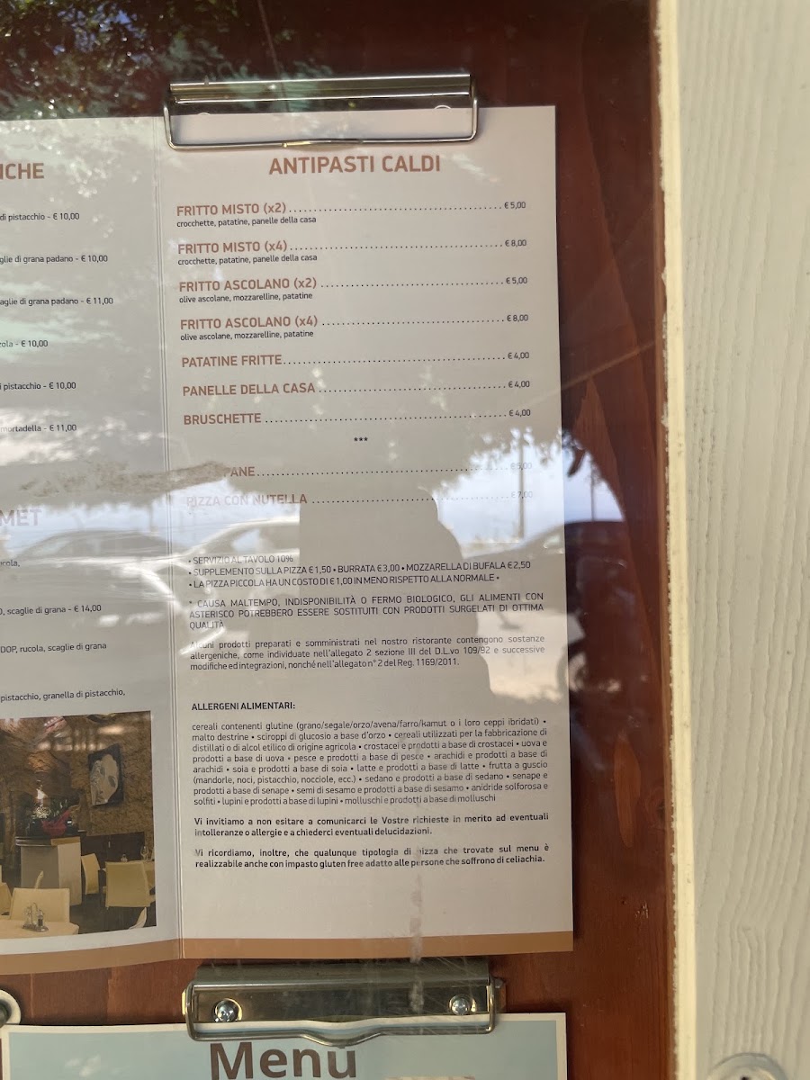 Ristorante Capotavola Menu 7