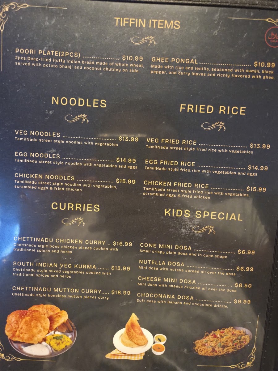 Jayalakshmi South Indian Cuisine Menu 8