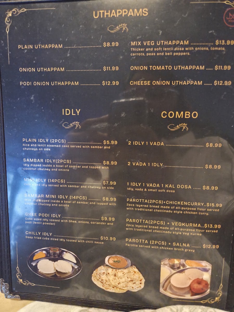 Jayalakshmi South Indian Cuisine Menu 9