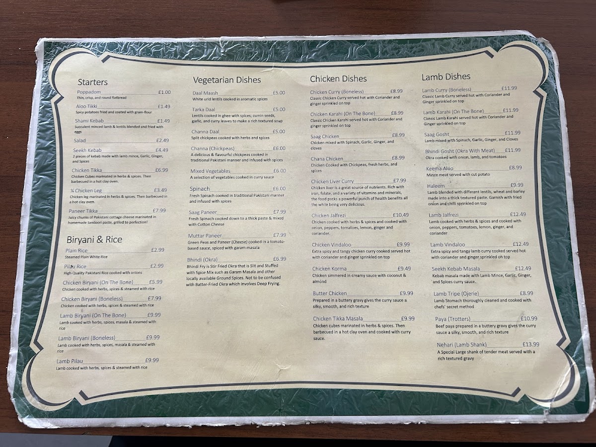 Lahore Village Menu 9