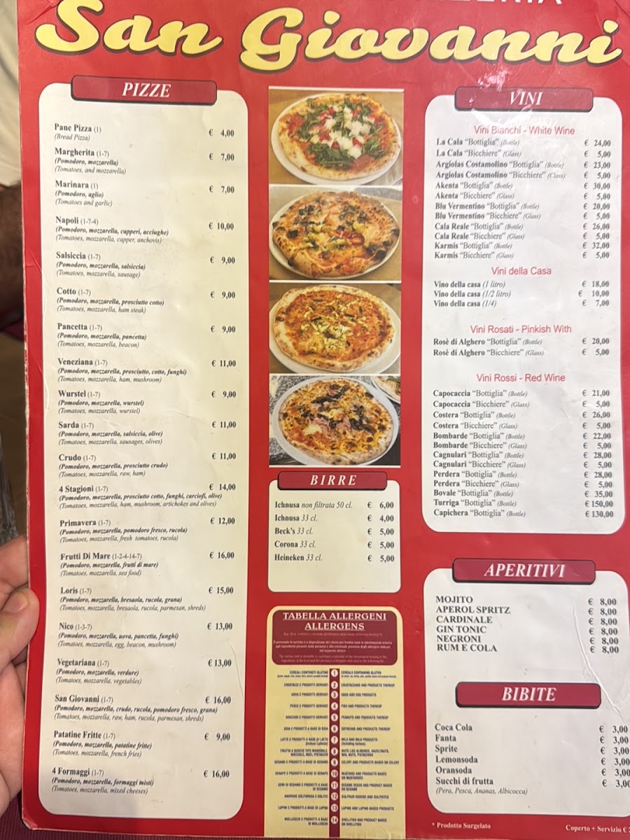 Ristorante Pizzeria San Giovanni Menu 2