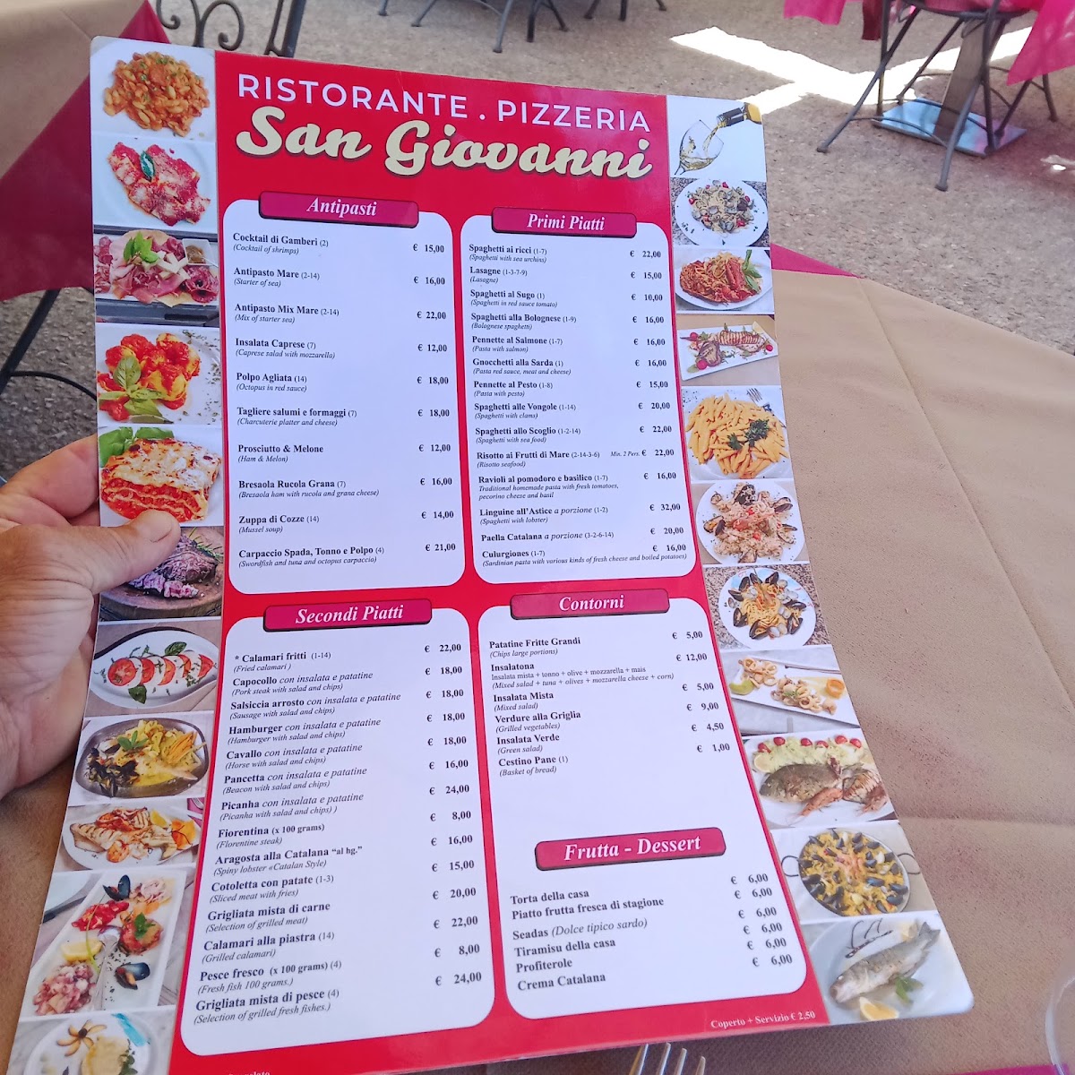 Ristorante Pizzeria San Giovanni Menu 3