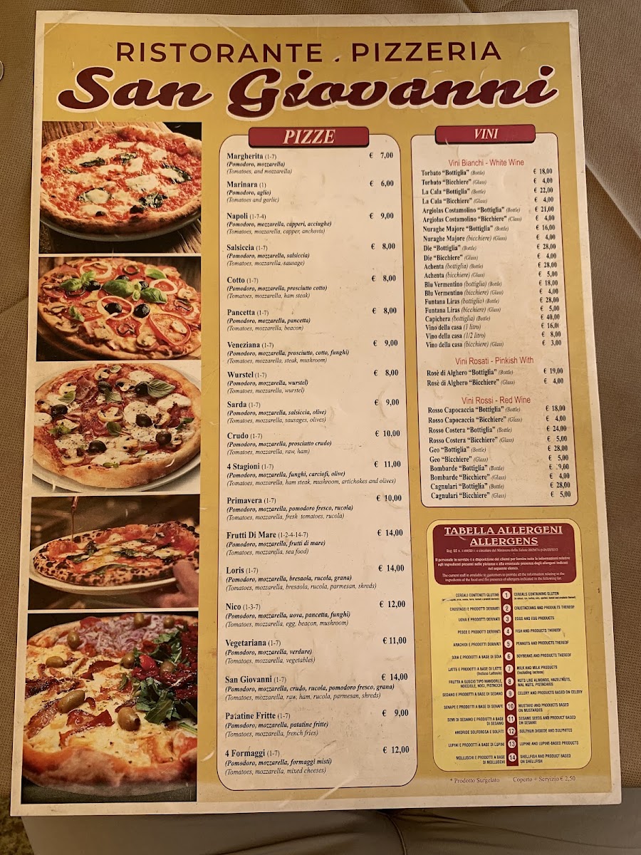 Ristorante Pizzeria San Giovanni Menu 4