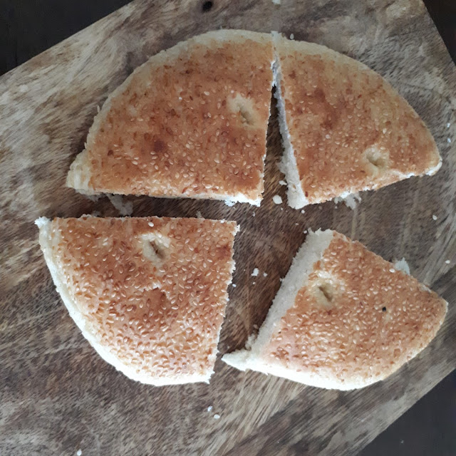 Sesame Bread with Cheese