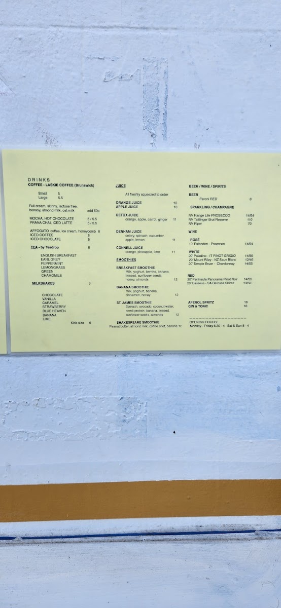 Barton Milk Bar Menu 6