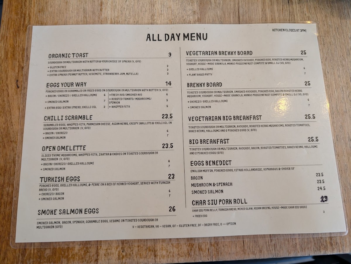 Kodama Coffee Menu 4