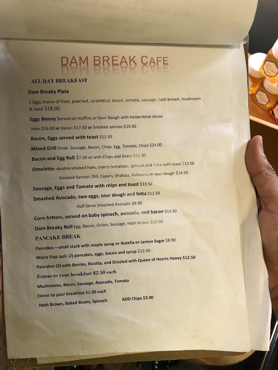 Warra Dam Bakery Cafe Menu 5