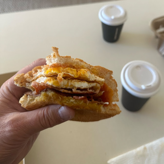 Bacon and Double Egg Roll