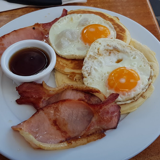 Pancakes with Maple Syrup