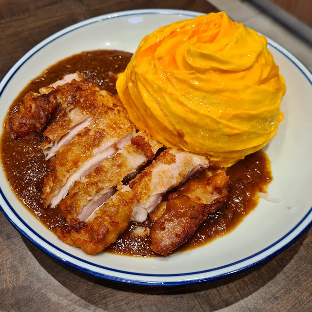 旋風蛋咖哩豬扒飯