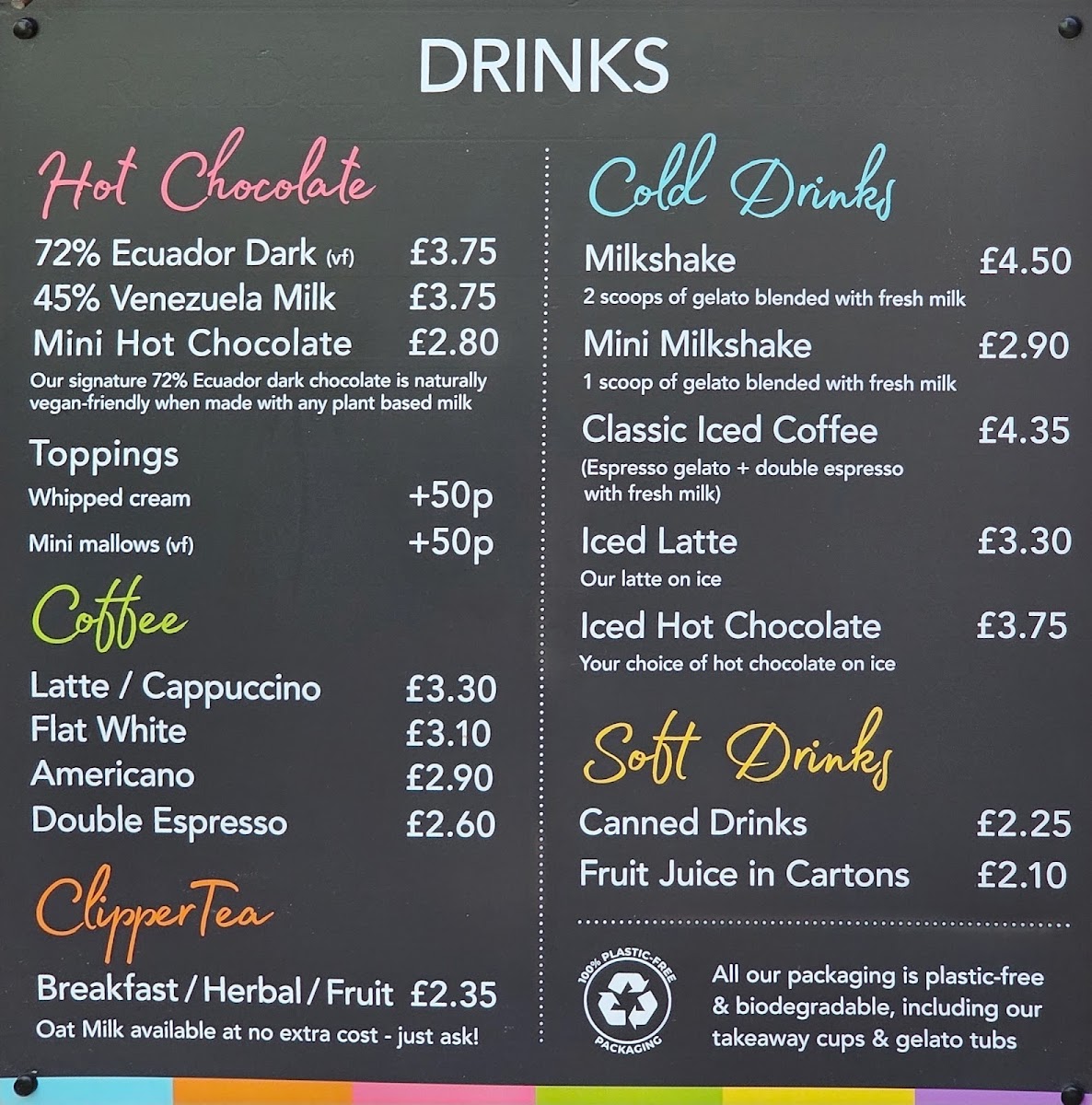 The Dolls House Menu 1