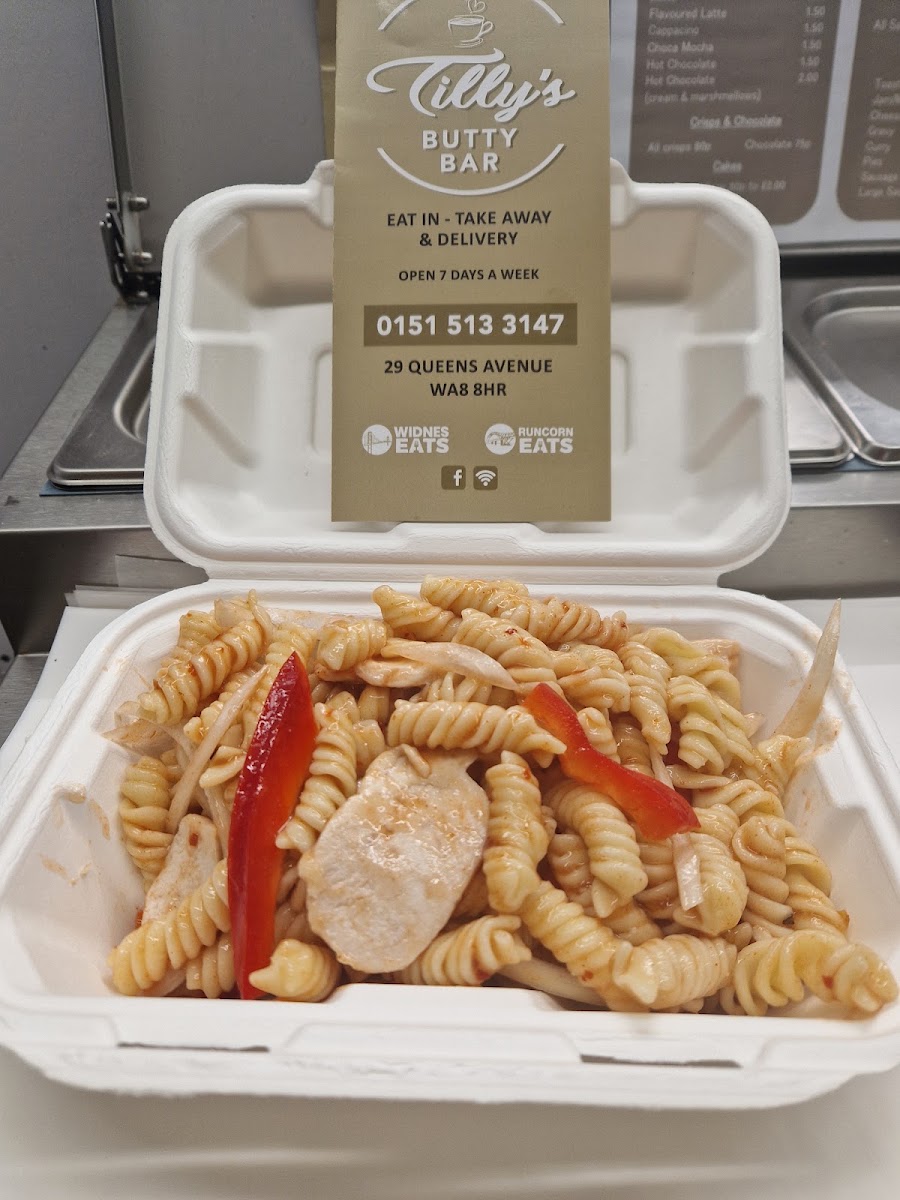 TILLY'S BUTTY BAR Menu 1