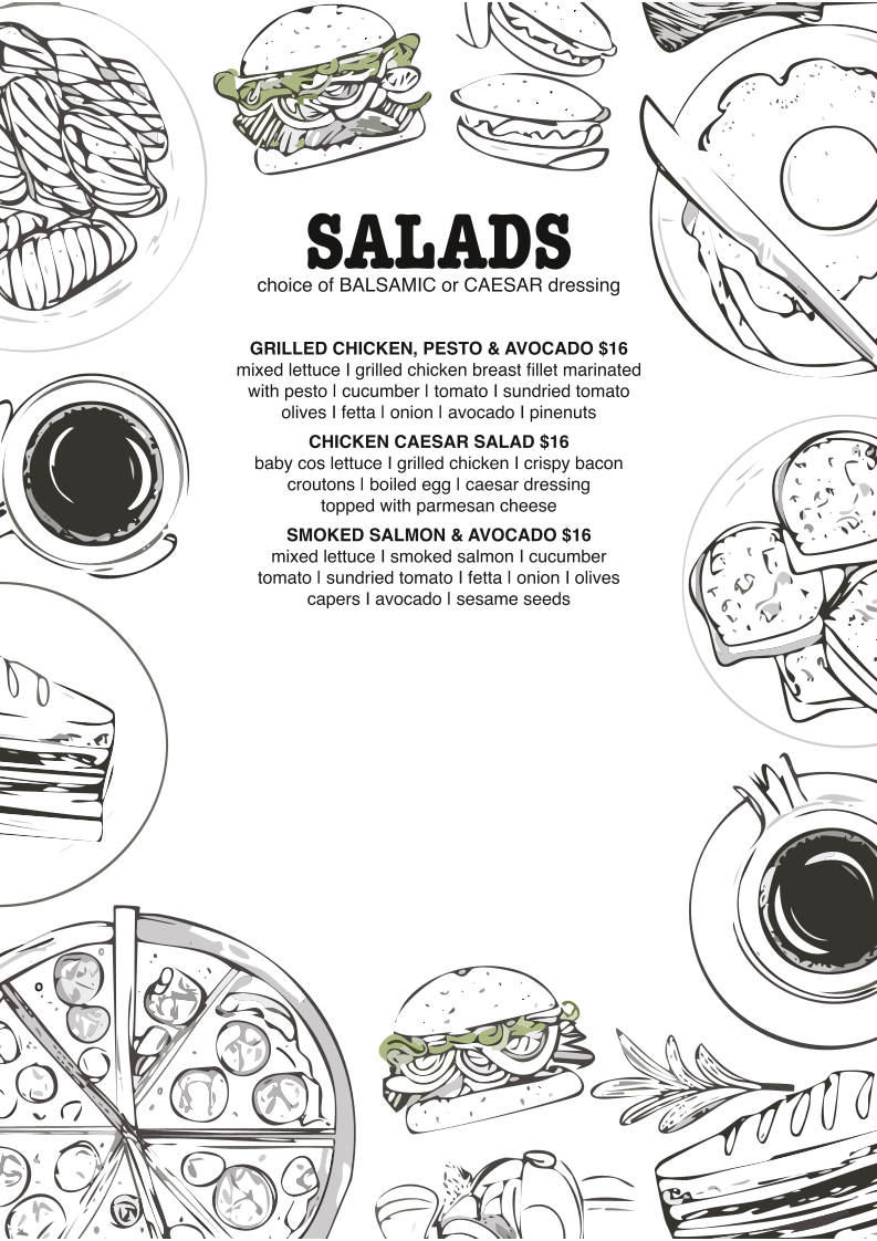 Rumbles cafe Menu 6
