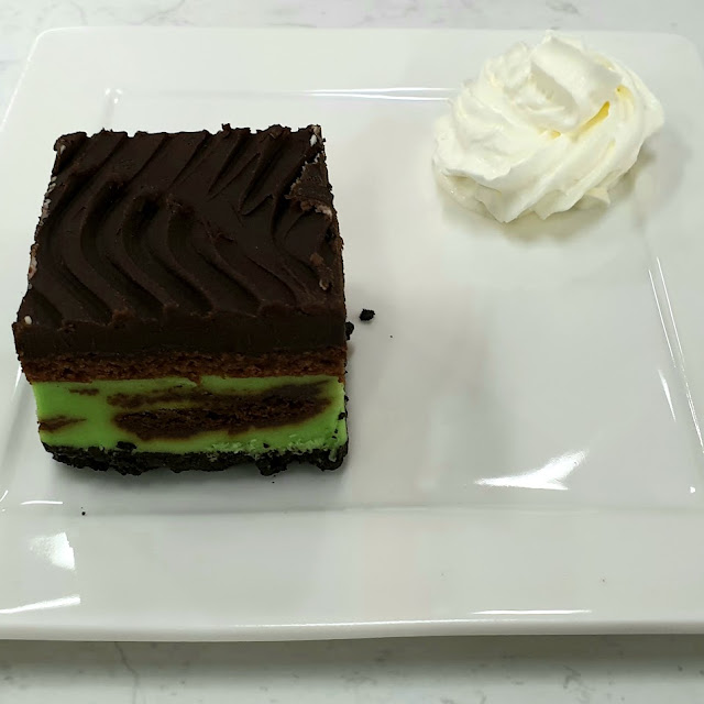 Mint Slice of Cake