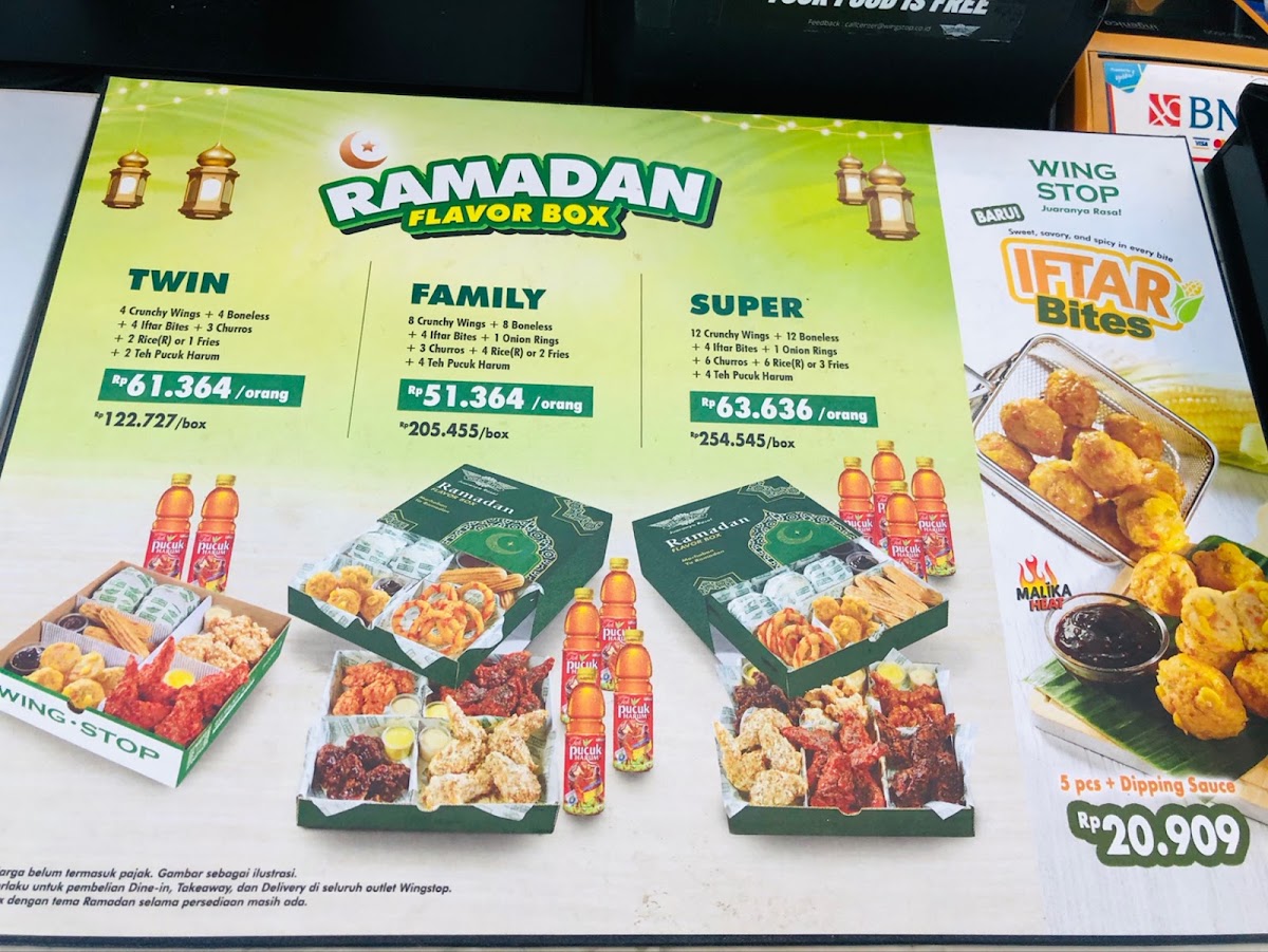 Wingstop Pamulang Menu 2