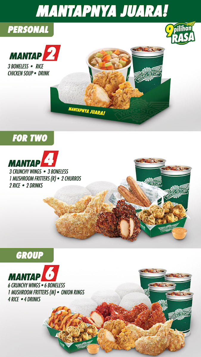 Wingstop Pamulang Menu 3