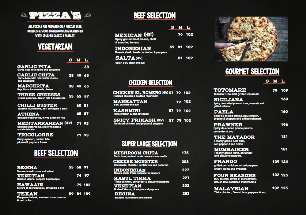 Bin Rashied Grassy Park Menu 2