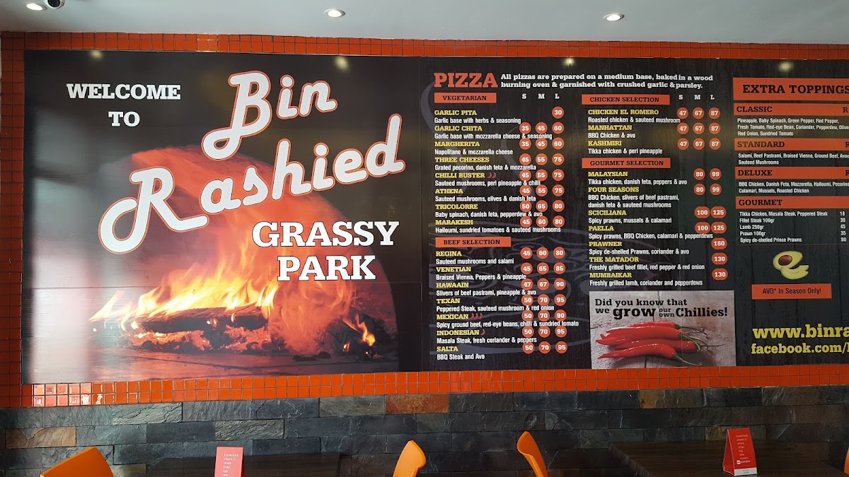 Bin Rashied Grassy Park Menu 5