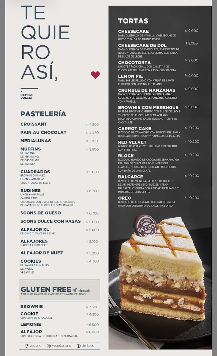 Tienda de Café Menu 2