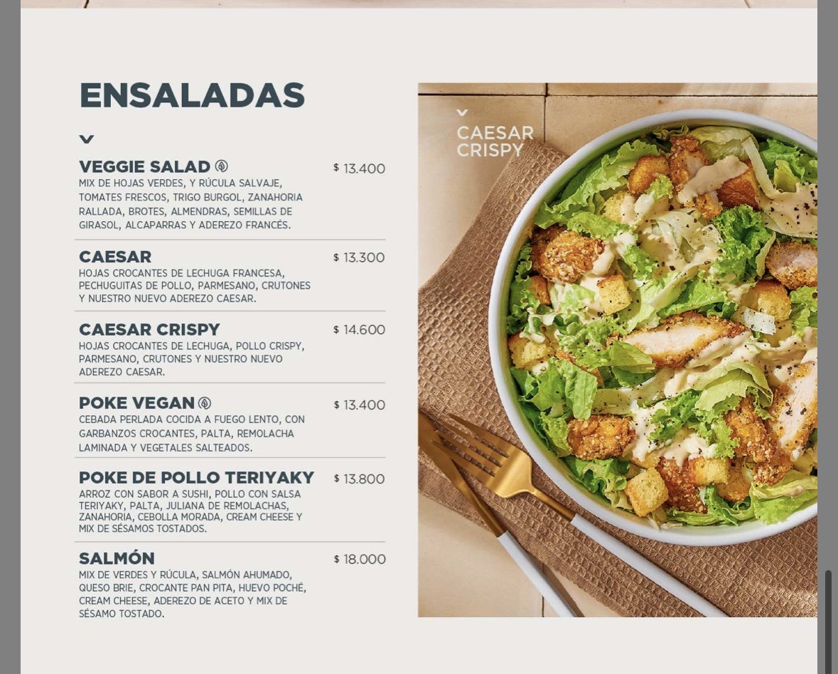 Tienda de Café Menu 5