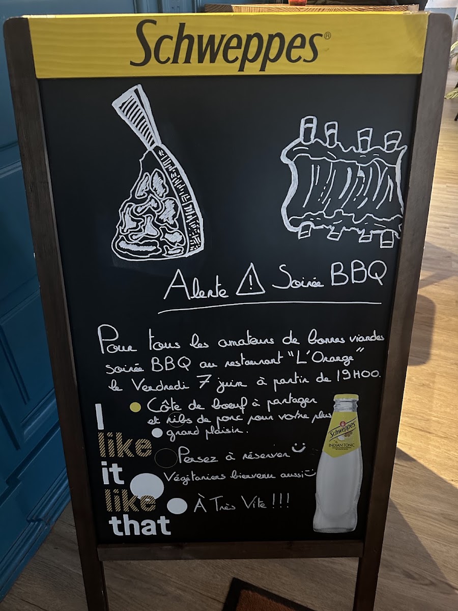 l'Orange Menu 2