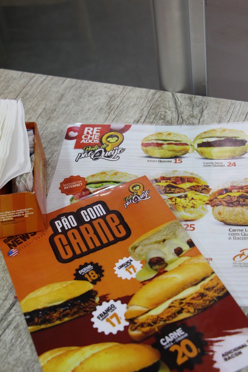 Ponto do Pão de Queijo Menu 1