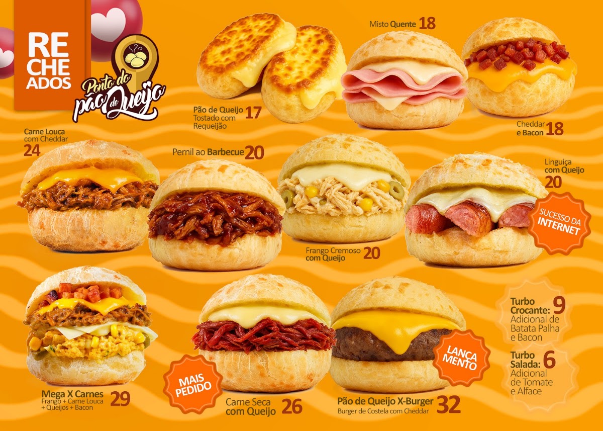 Ponto do Pão de Queijo Menu 5