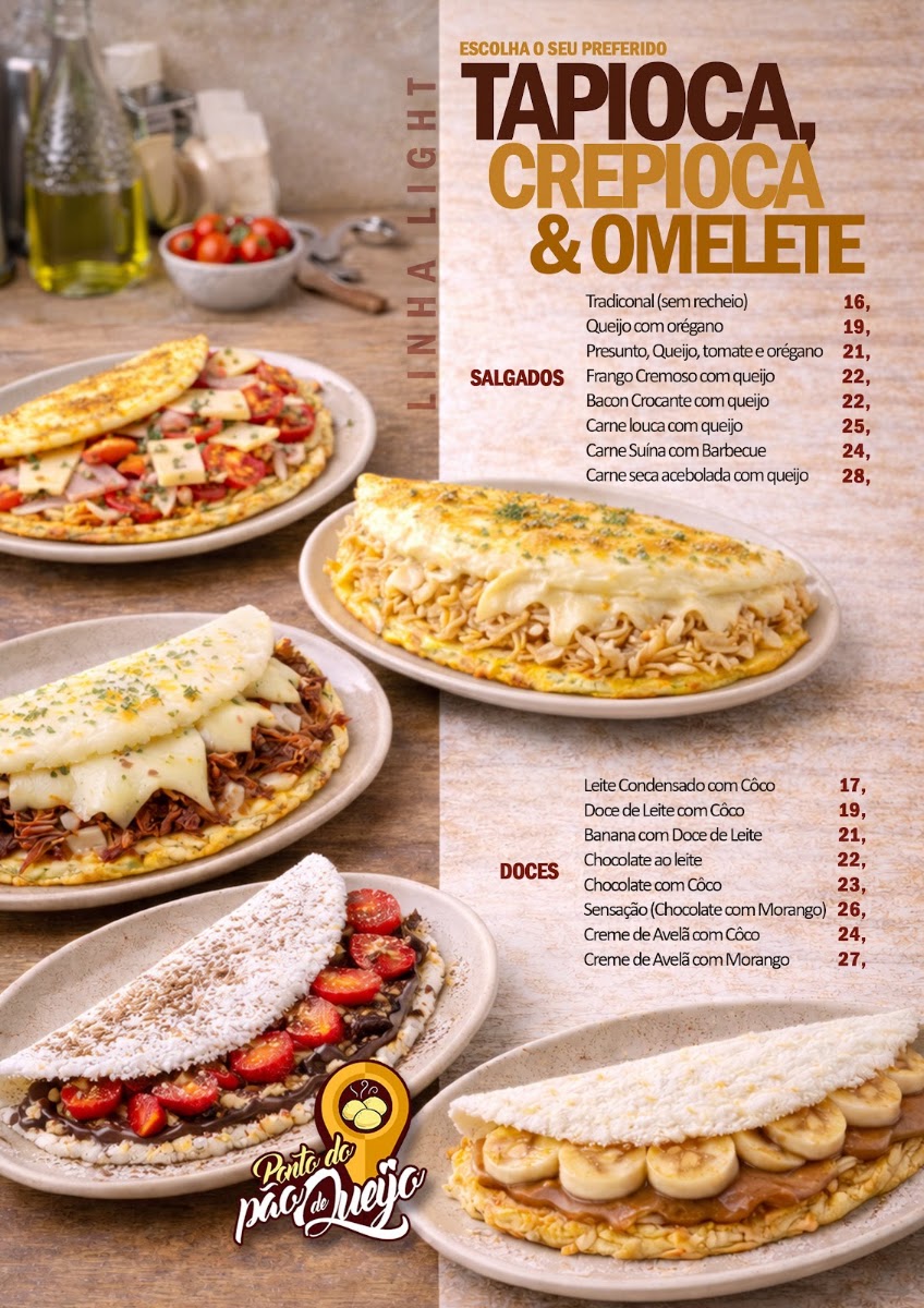 Ponto do Pão de Queijo Menu 6