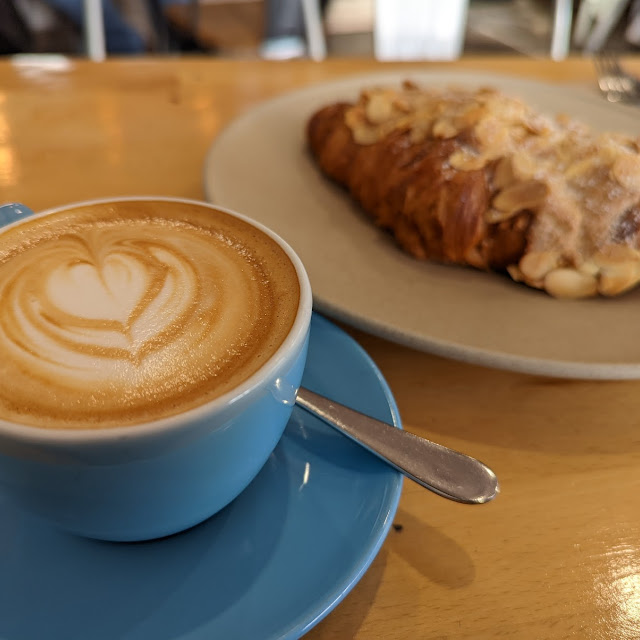 Coffee and Almond Croissant