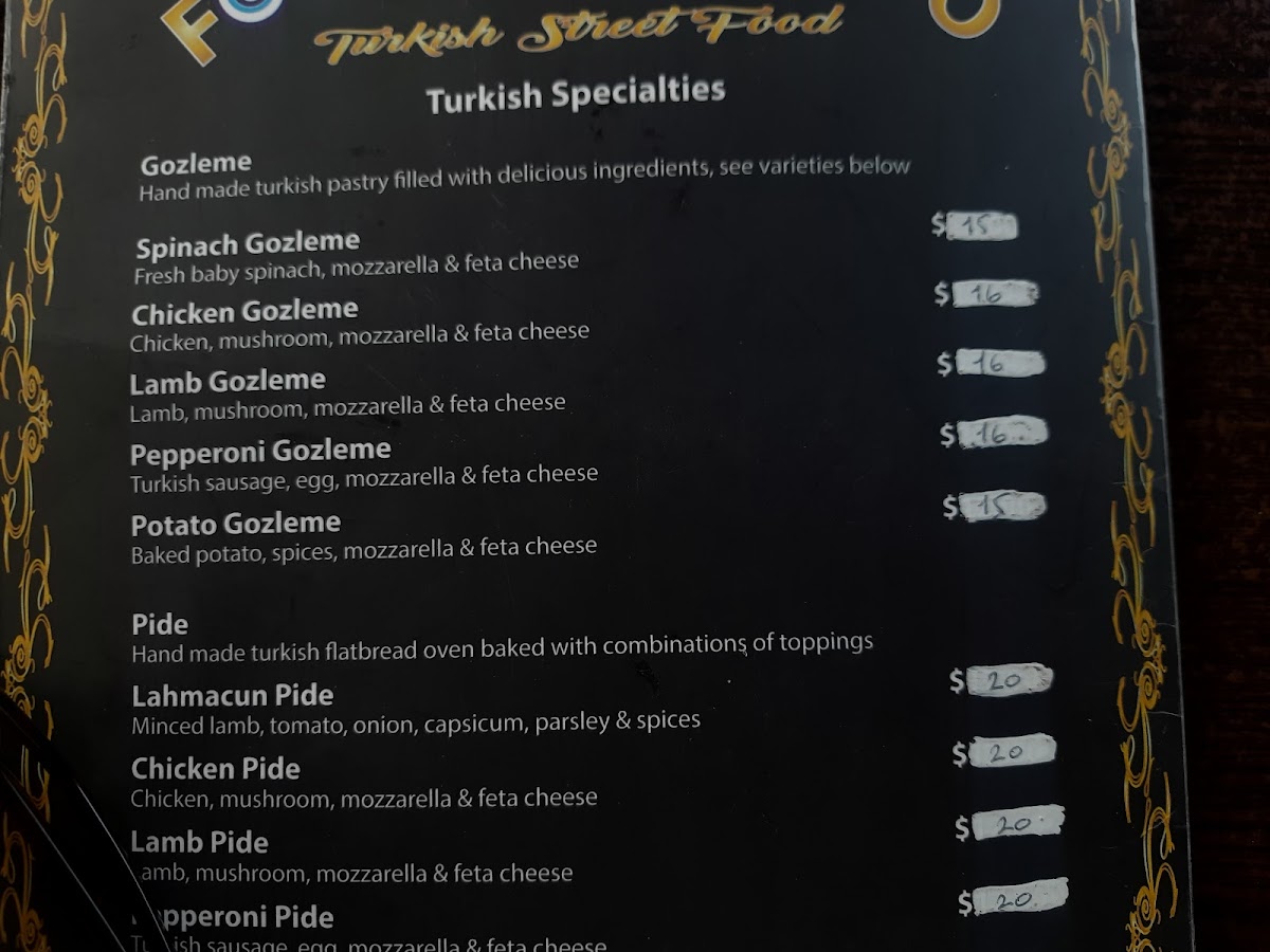 Charlies Cafe Menu 3