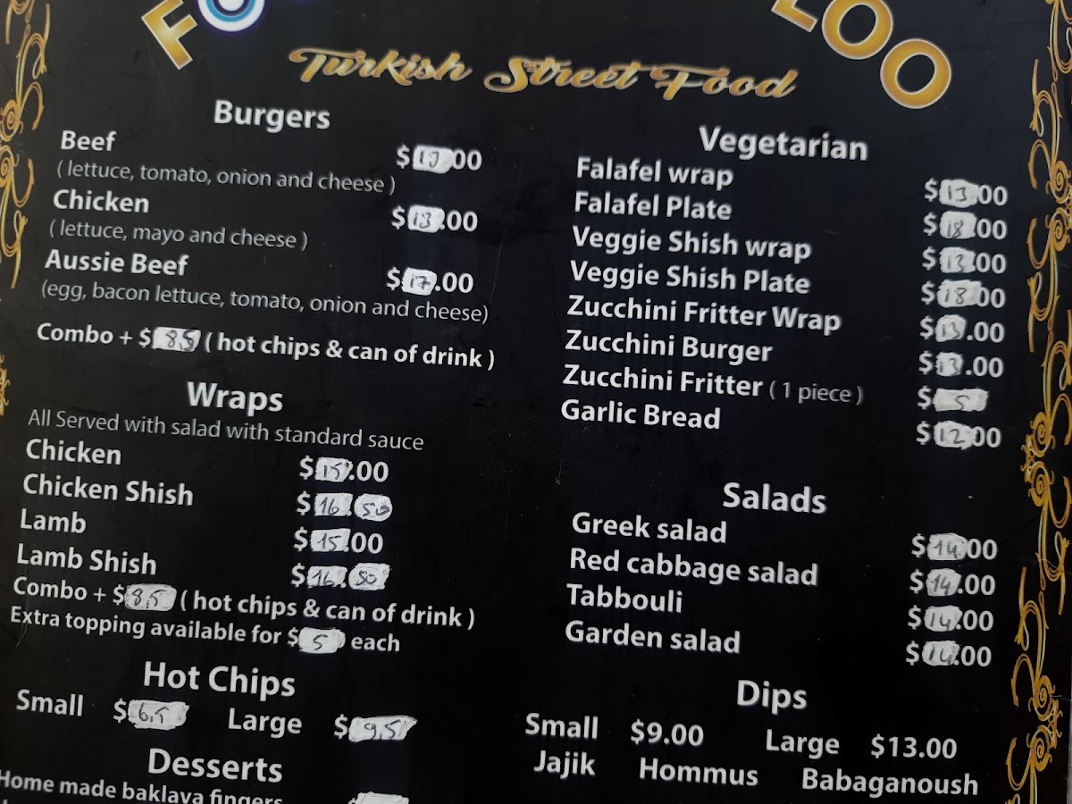 Charlies Cafe Menu 4