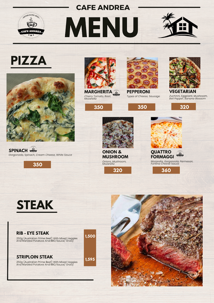 Cafe Andrea Restobar Menu 3