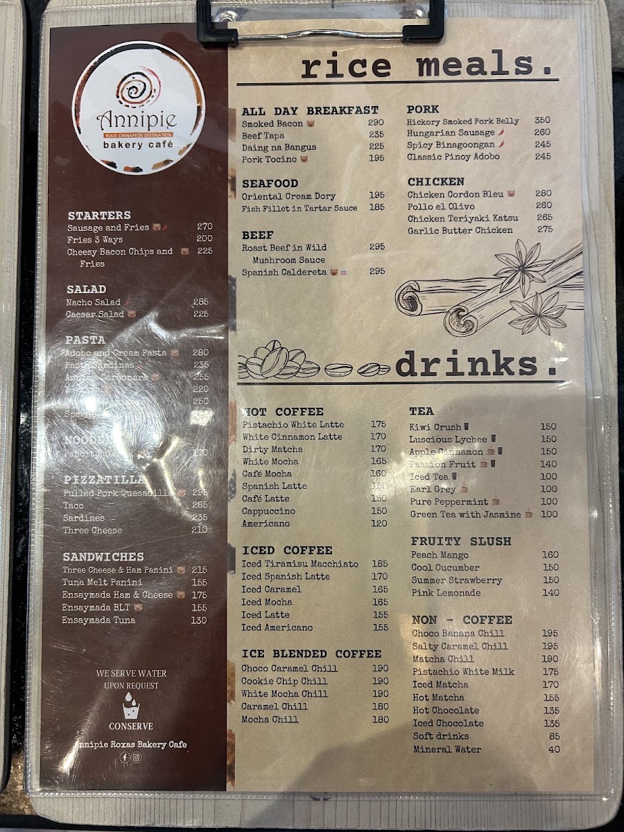 Annipie Roxas Menu 1